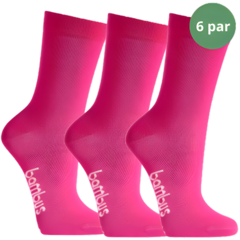 6 par bambus strømper i lækker og god kvalitet