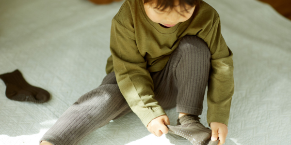 Børnestrømper i bambus fra BambooNordic