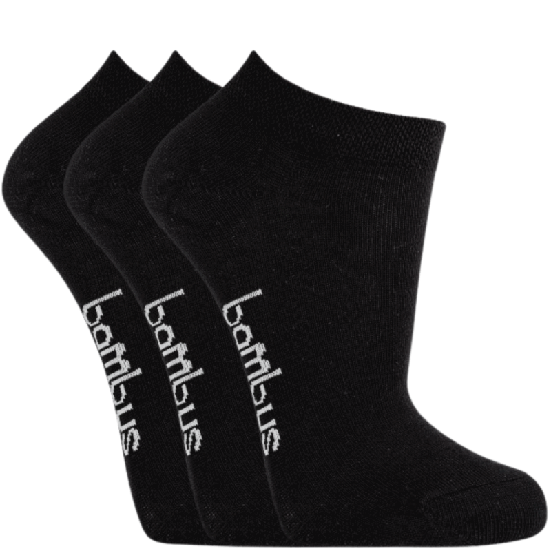 3 par bambus ankelstrømper