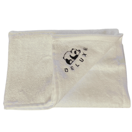 Hvidt bambus håndklæde i super lækker kvalitet