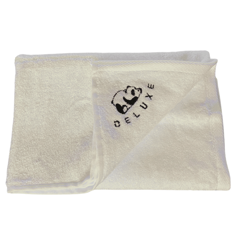 Hvidt bambus håndklæde i super lækker kvalitet