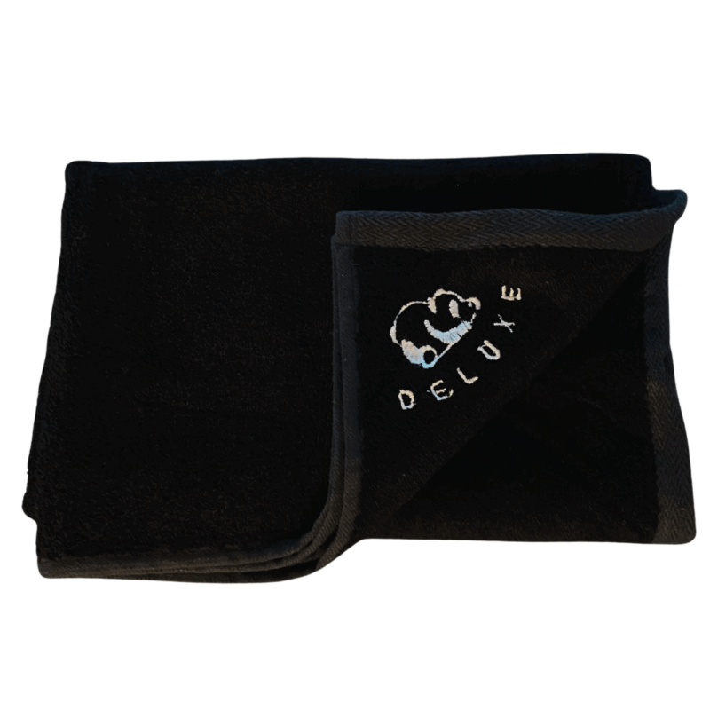 Sort bambus håndklæde i super lækker kvalitet