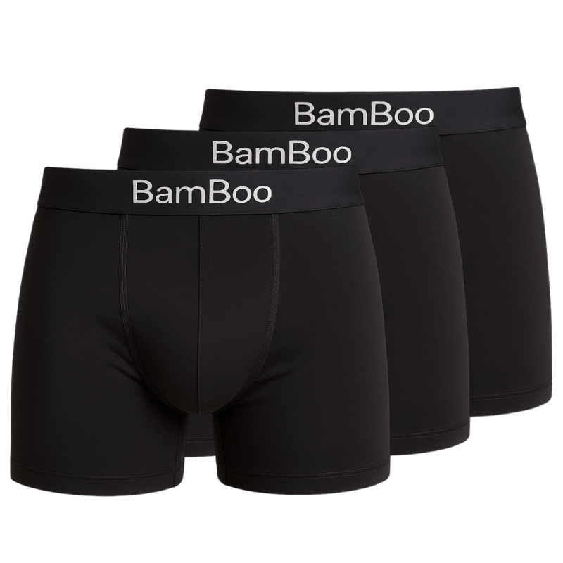 Lækre og bæredygtige underbukser i 92% bambus viskose - sort 3 pak