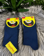 2 par blå bambus børnestrømper