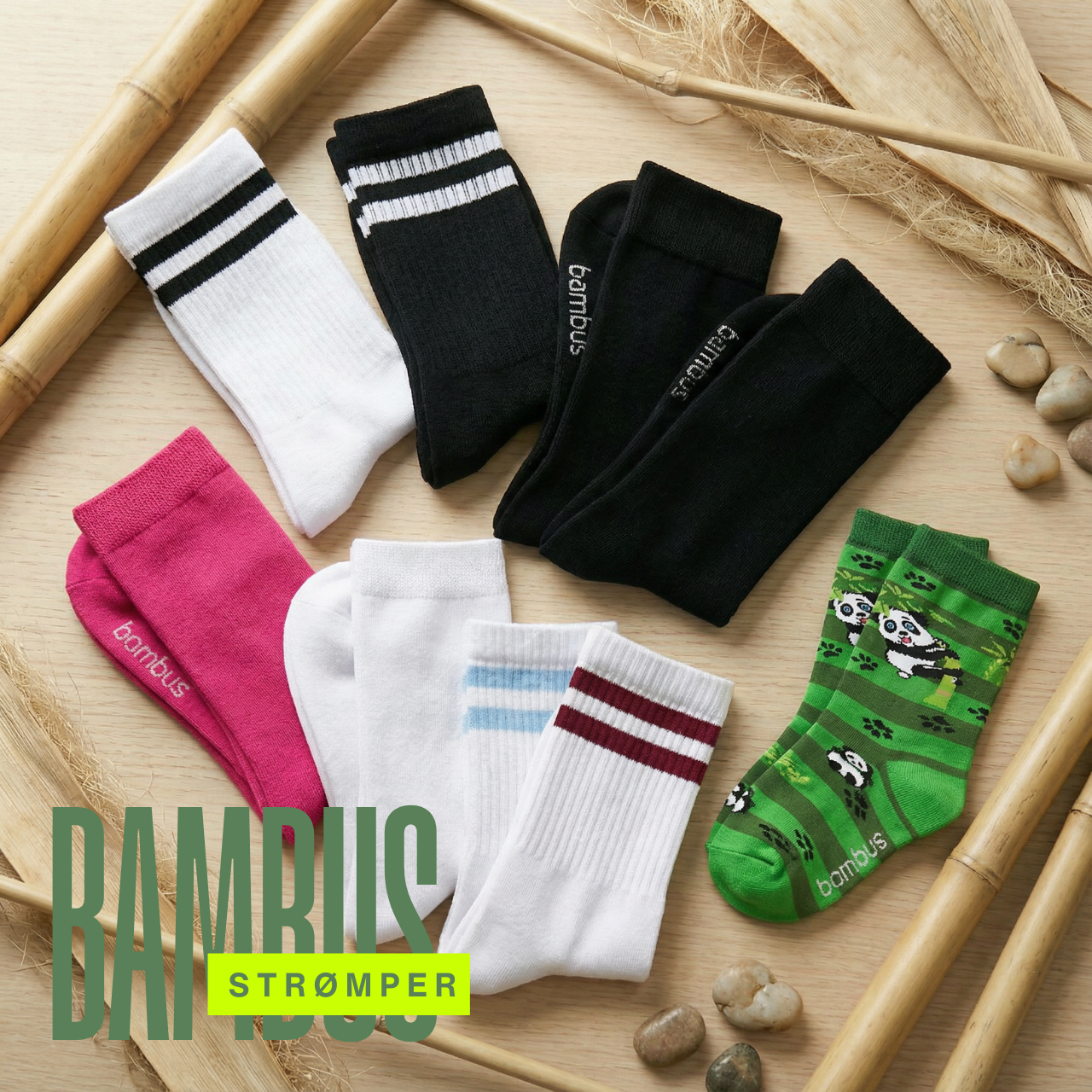Bambus strømper